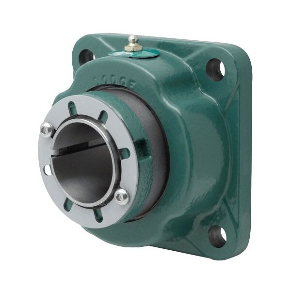 Dodge Industrial Flange Block Bearing; 4 Bolt Square Flange Block; 50MM Bore; 147.3MM Bolt Cir Dia F4S-IP-050MR ; 049898 - main